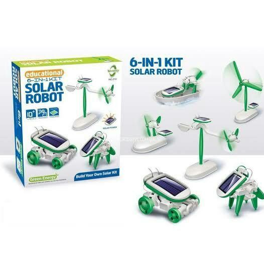6-In-1 Educational Solar Robot Kit