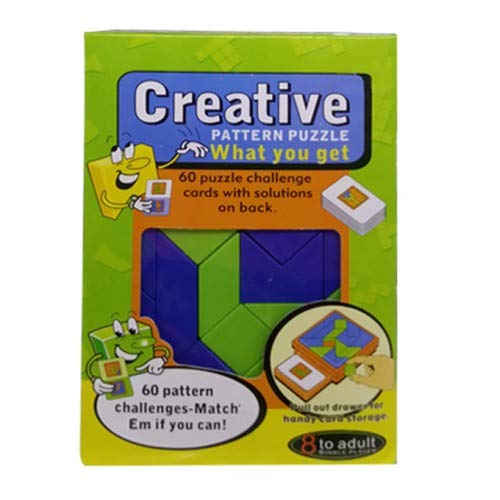 Creative Pattern Colorful Puzzle Game Blocks, Educational & Learning Toys Pattern Puzzle
