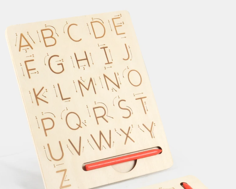 Montessori English Letter Tracing Board