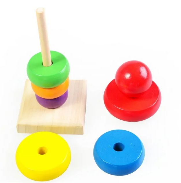 Wooden Stacking Rings Toy