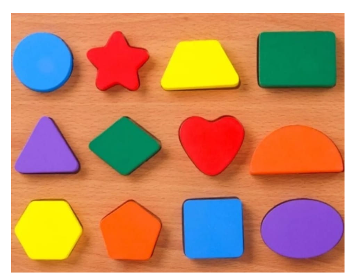 wooden geometric shapes puzzle