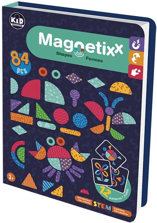 Magnetic Book Pattern Shapes – 84 Pieces
