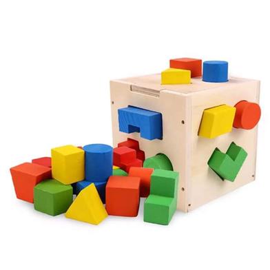 Fifteen Hole Shape Education Intelligence box With Geometric Shapes