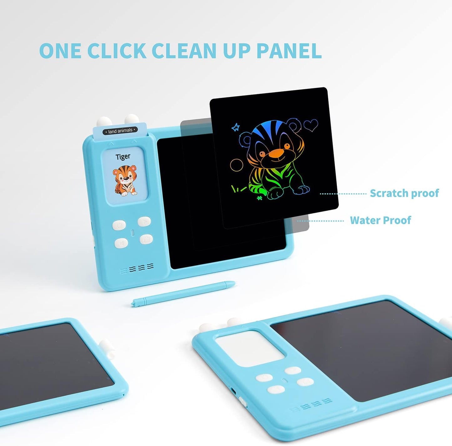LCD Writing Tablet with Talking Flash Cards