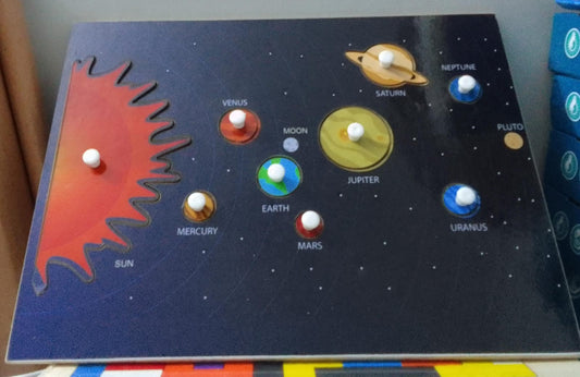 Wooden Solar System Science Jigsaw Puzzle