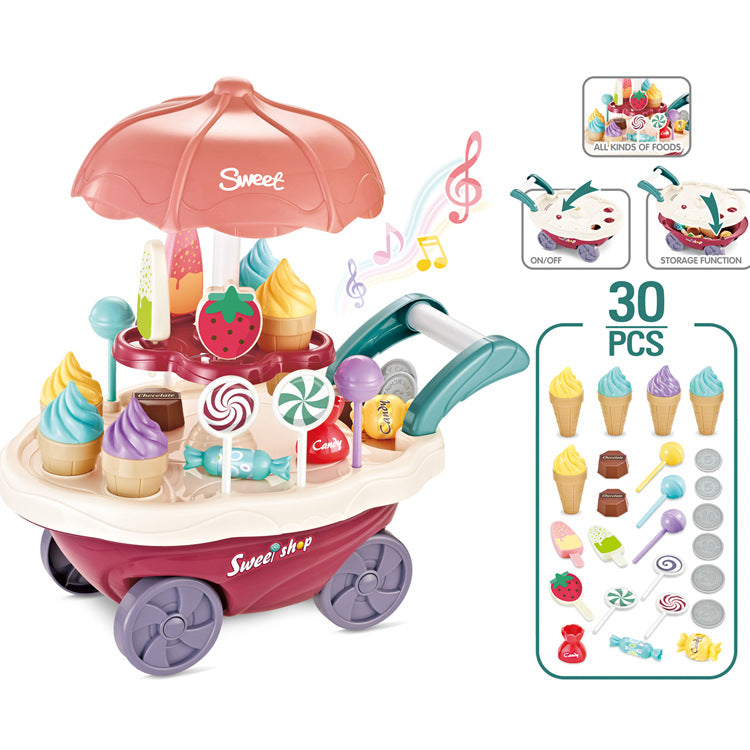 Children's Simulation Mini Candy Car Set Play House Toys